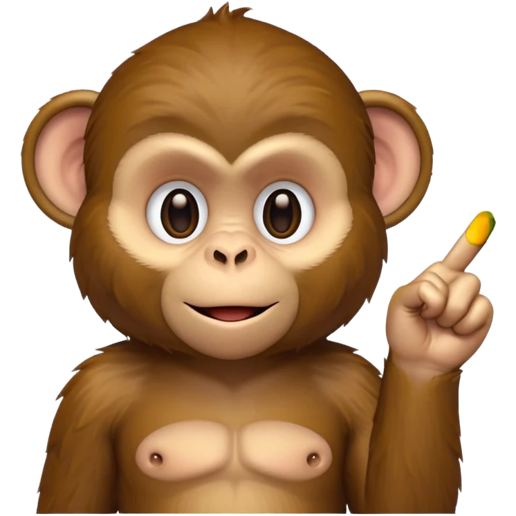 monkey flipping me off emoji