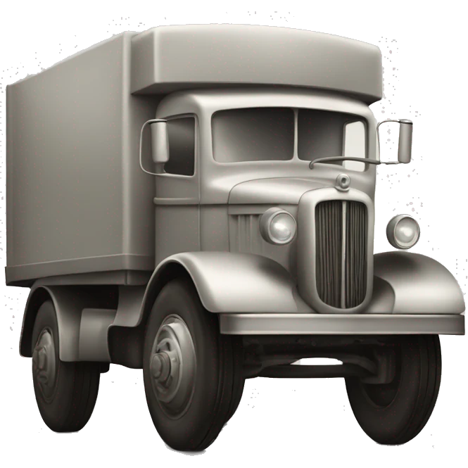 Very large 1934 moving truck emoji