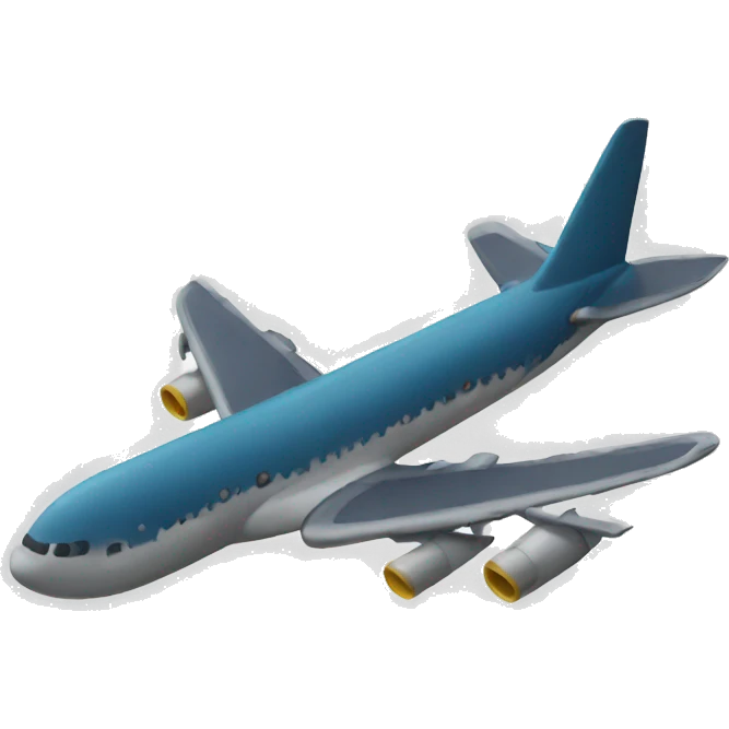 shocked airplane emoji