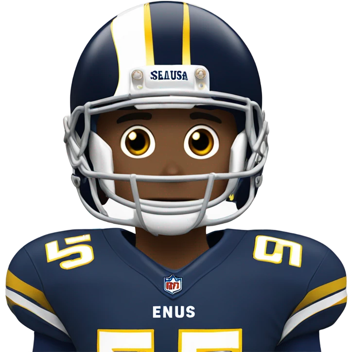 Junior Seau team uniform emoji