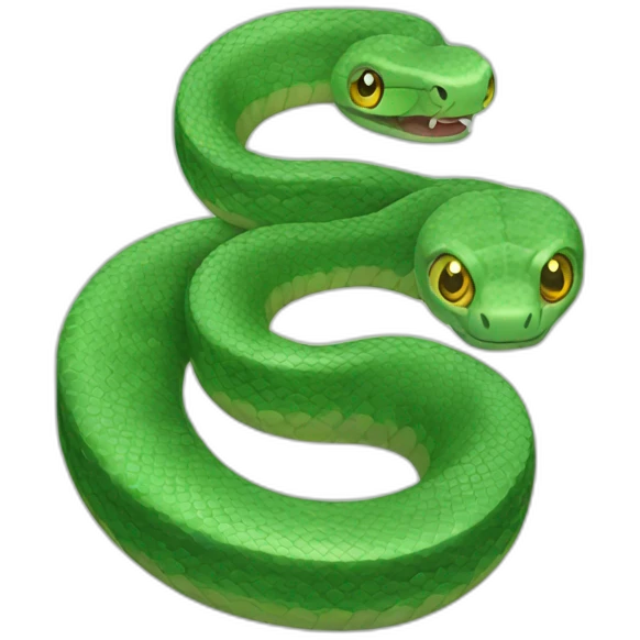 Python snake emoji