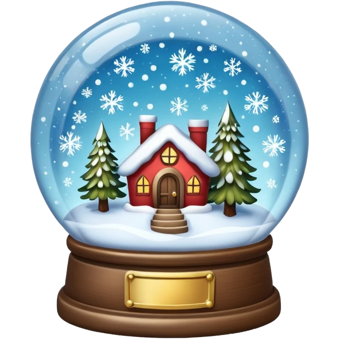 snow globe winter fantasy emoji