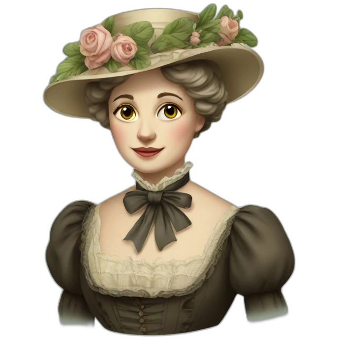 Victorian Lady emoji