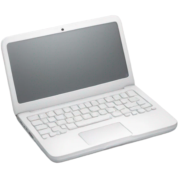 White laptop emoji