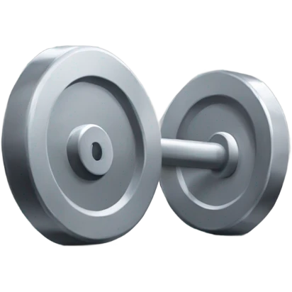Barbell round plate emoji