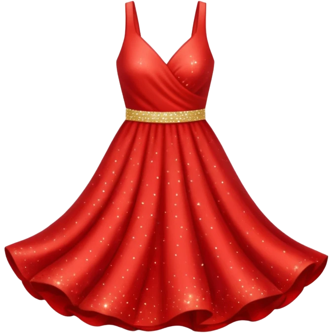 glitter red Summer emoji