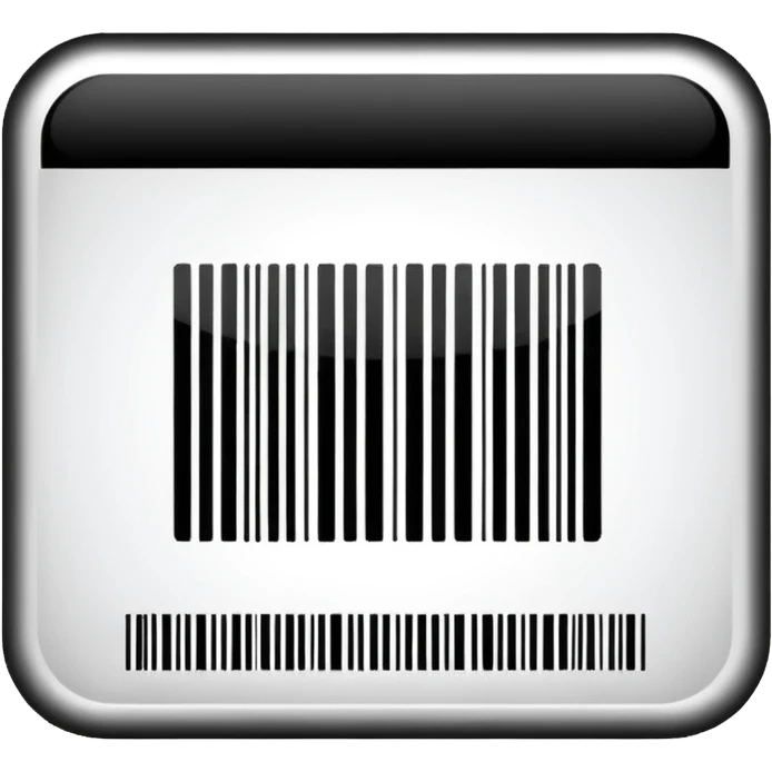 Barcode label emoji