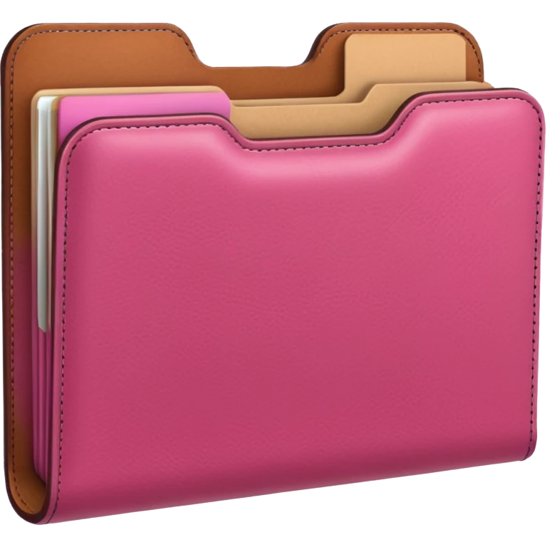 Pink Folder emoji