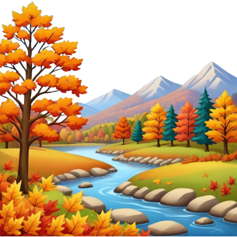 fall landscape emoji