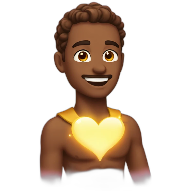 Shining eternal love emoji