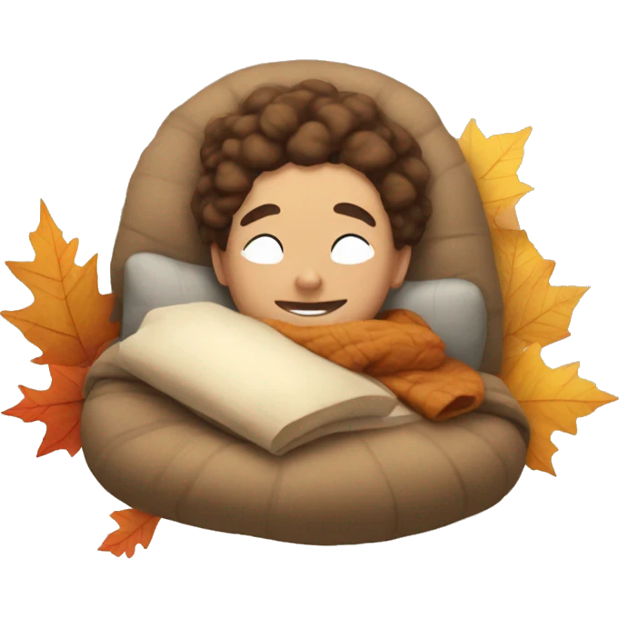 cozy autumn emoji