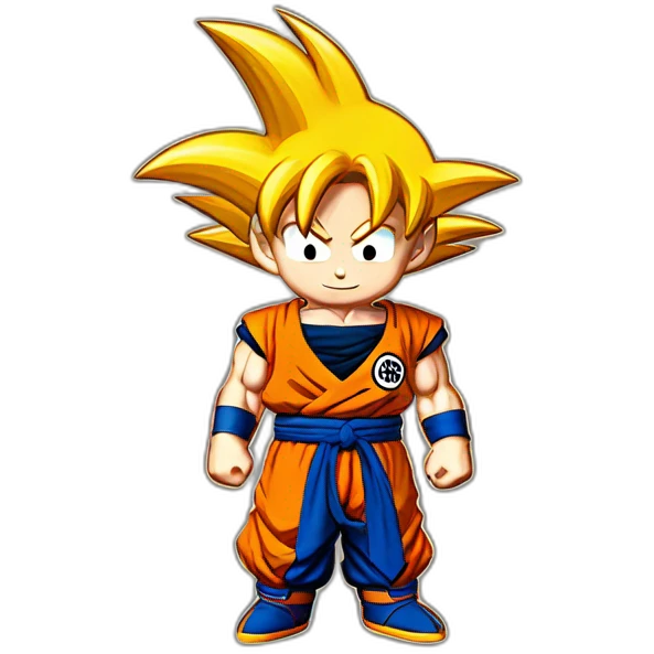 Goku with like  emoji