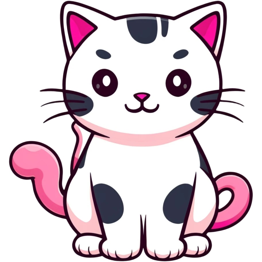 pink cat emoji