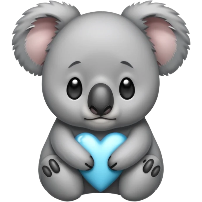 Heartbroken koala bear emoji