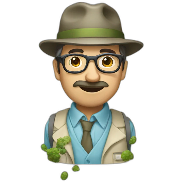 Lichenologist emoji