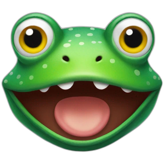 frog clown emoji