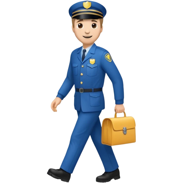 mailman full body walking emoji