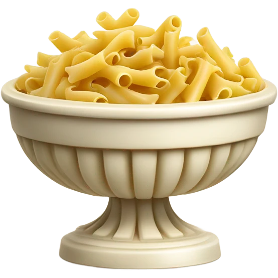 Bowl of Macaroni Trophy emoji