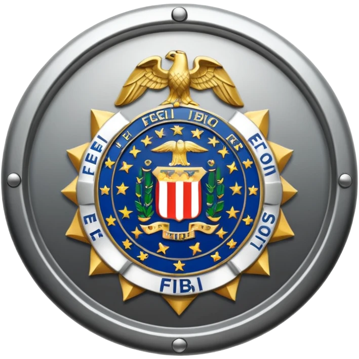 The FBI badge emoji