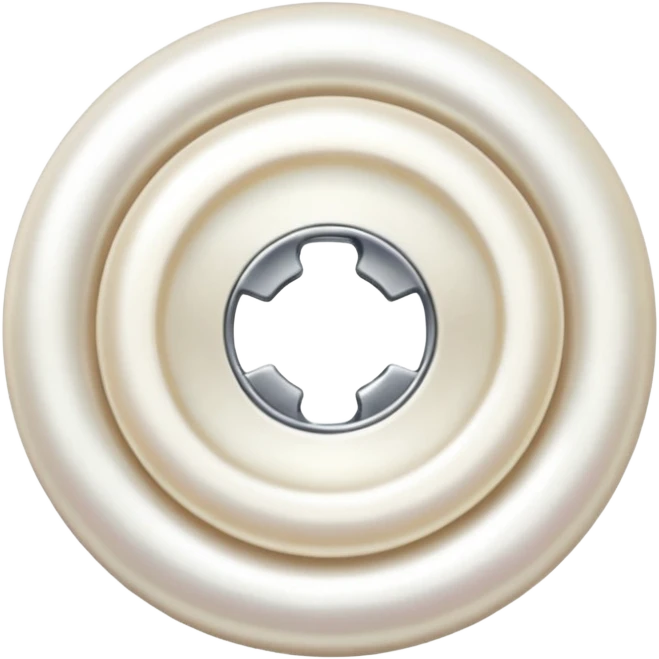 tailor's button and thread emoji