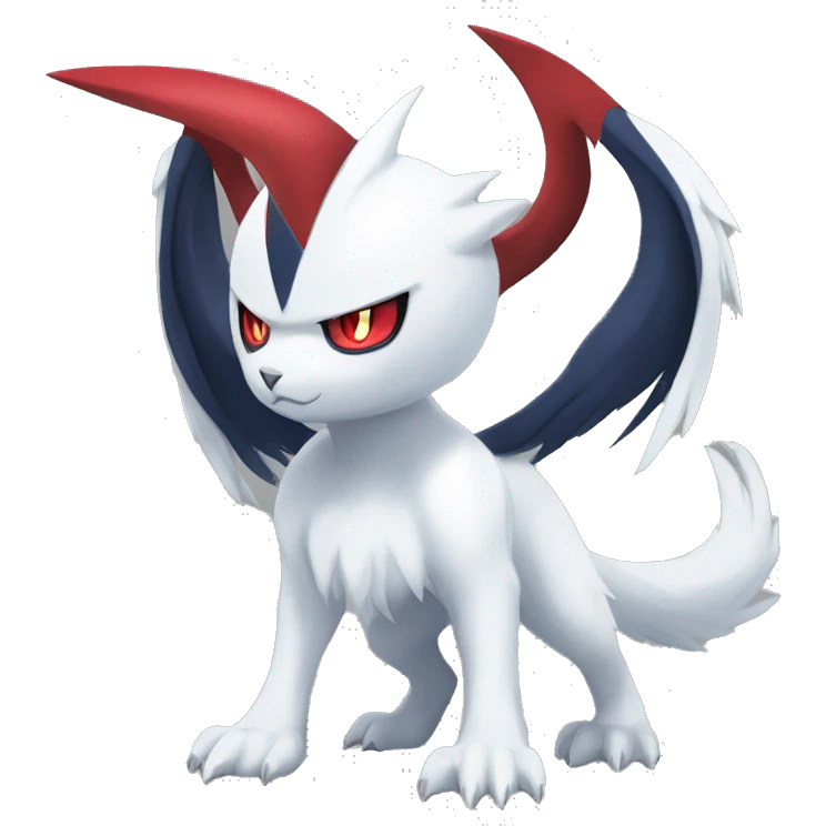Cool Edgy Absol-Zangoose-Quilava, full body emoji
