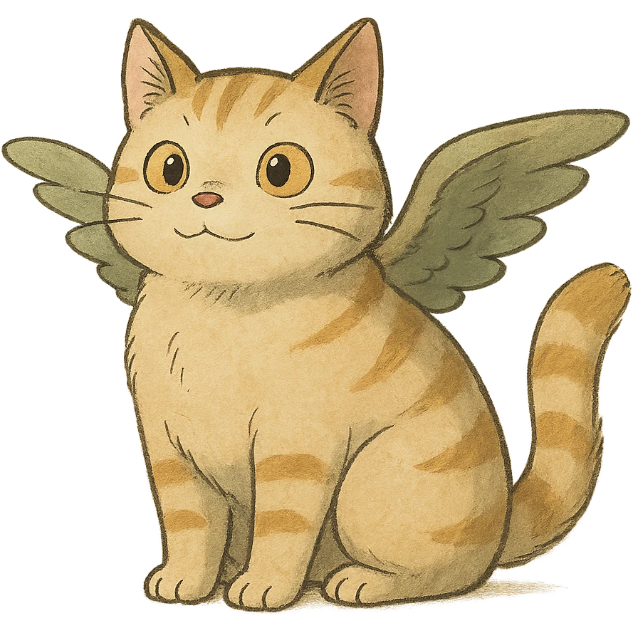 gato com asas emoji