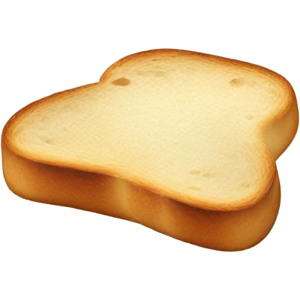 toasted bread with snow emoji