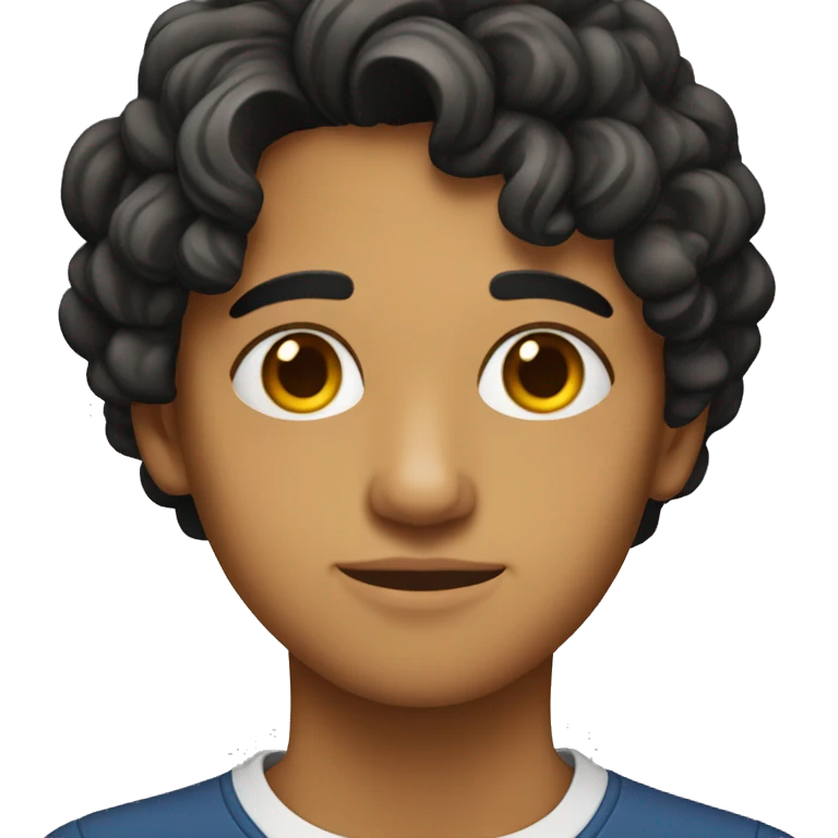 Adolescente moreno emoji