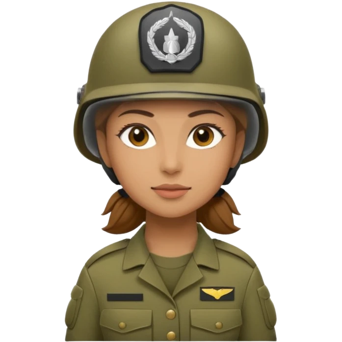 female soldier emoji