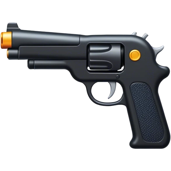 Toy gun that’s black emoji