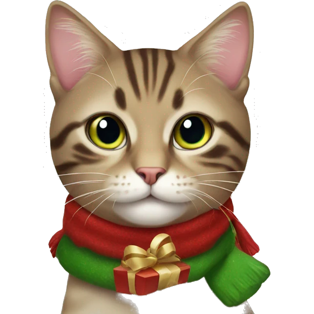 Christmas cat  emoji