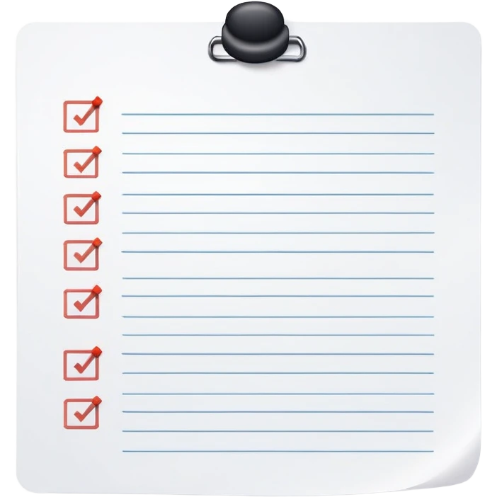 endless wavy checklist paper looping curling filled with tiny checkboxes disappearing into background emoji