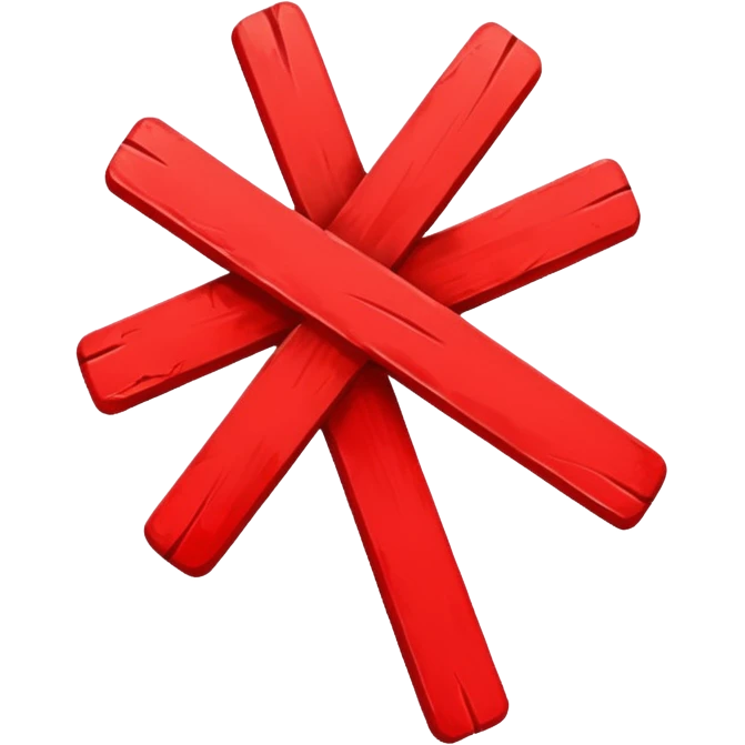 with a bold red ‘no’ cross on top emoji