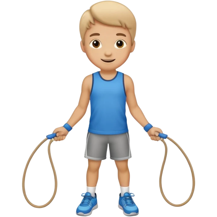 Boy with Skipping rope emoji