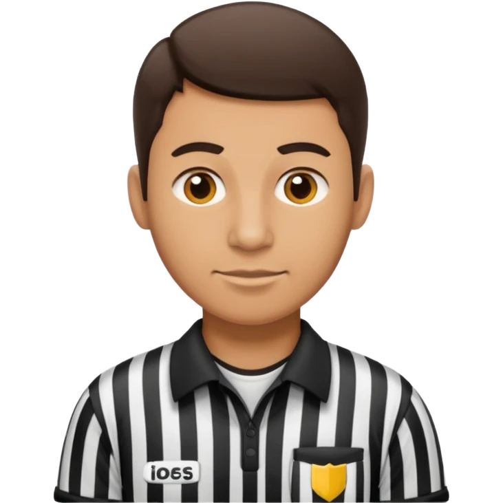 Referee, boxing emoji