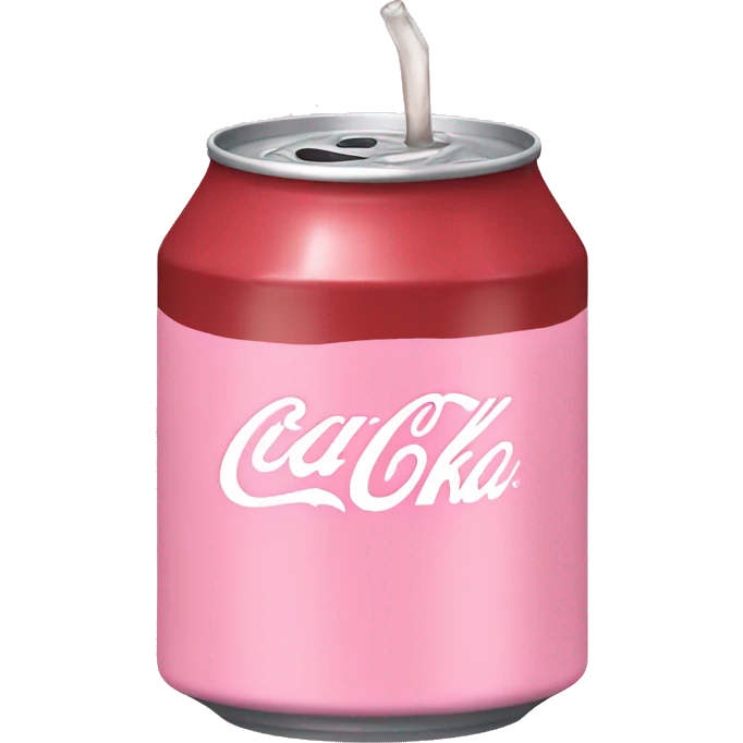Light pink coke emoji