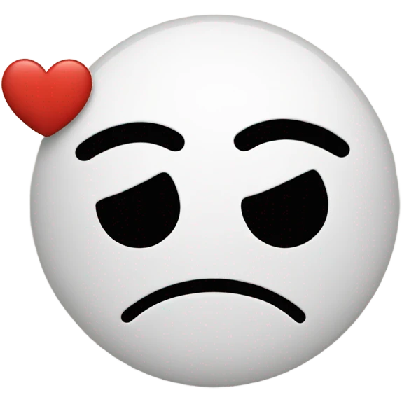 Smile with a heart next to it  emoji