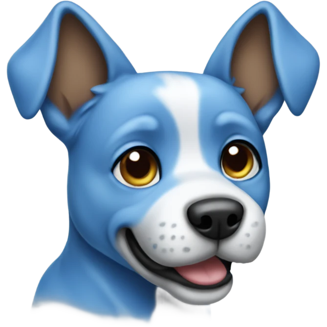 blue pup emoji