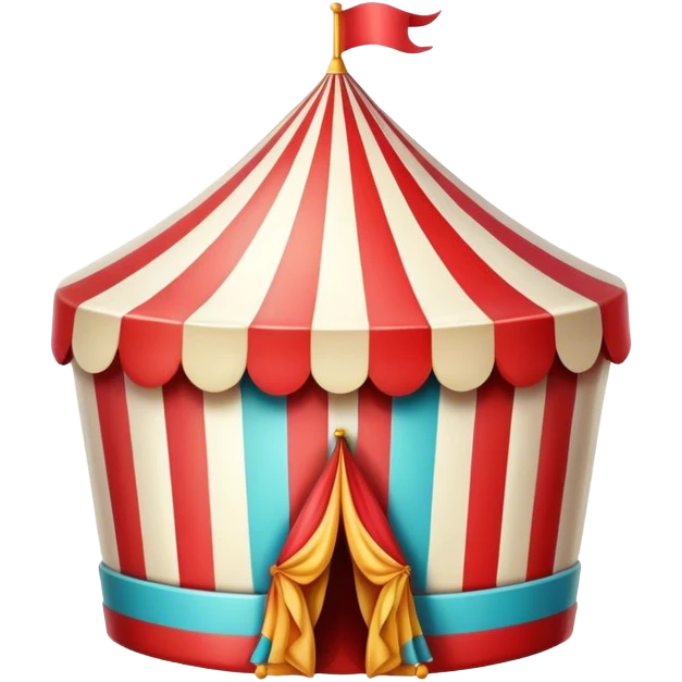 Vintage circus candy emoji