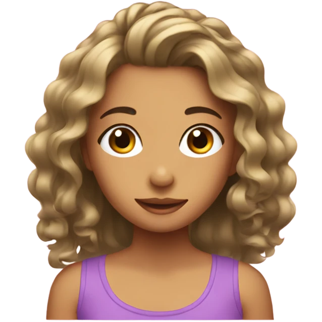 Girl getting hair done emoji