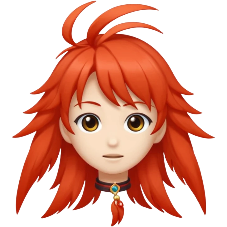 Красное Облоко просто облоко как в аниме emoji