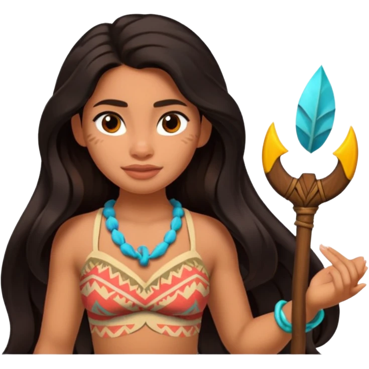naked moana emoji