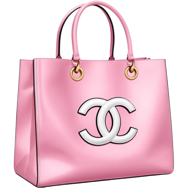 shopping bag, victoria secret, chanel emoji
