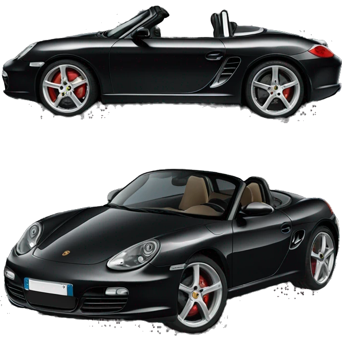 porsche boxster 987 black emoji
