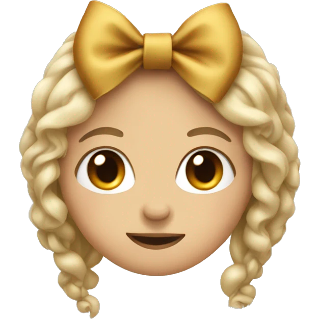 Baige bow emoji