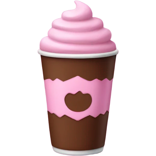 pink cocoa  emoji