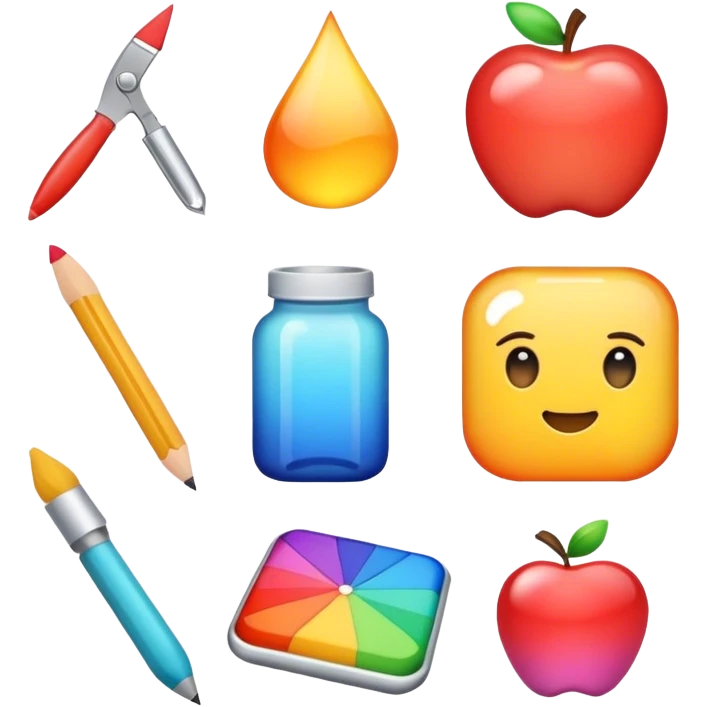 artsy materials emoji