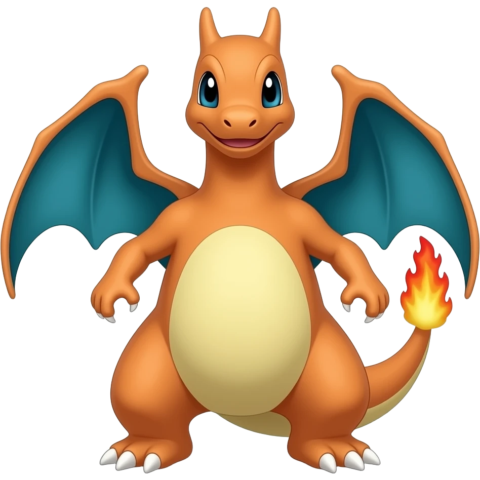 Dracaufeu le pokemon hiper realiste emoji