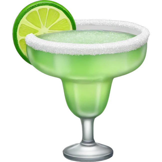 margarita with salt rim emoji