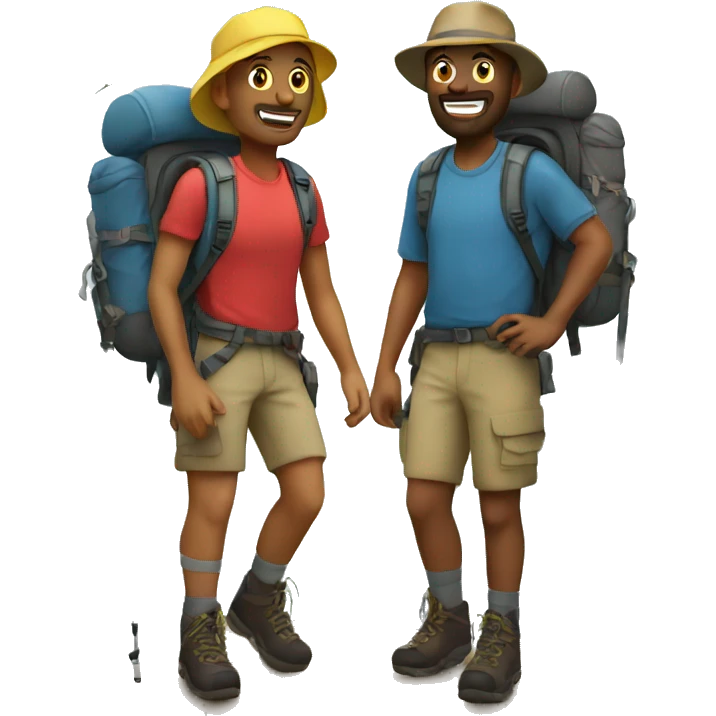 hiking emoji